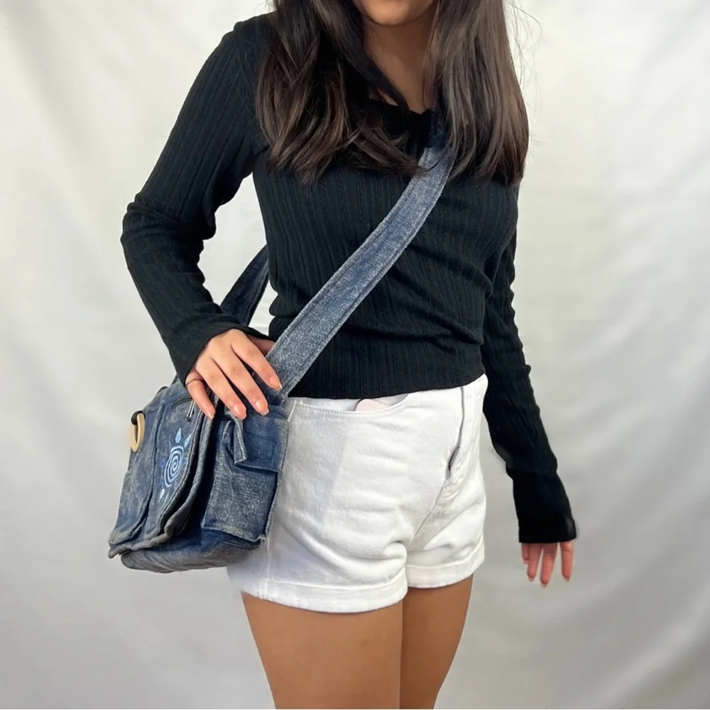 Washable Crossbody Messenger Bag Unisex Design Sustainable Gift - Picture 7 of 16